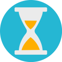 challenge, clock, sand, time svg vector icon