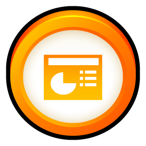 microsoft,office,powerpoint,badge,ppt icon