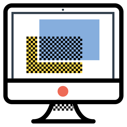 Computer svg vector icon