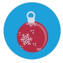 bauble, christmas, decoration svg vector icon