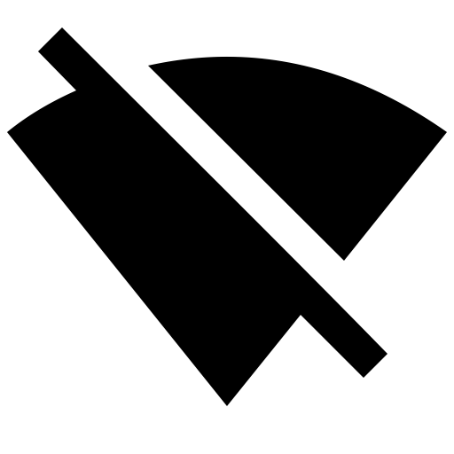 Off Wifi Signal svg vector icon