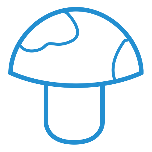 Mushroom svg vector icon