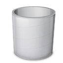 dock,trash,empty,blank,recycle bin icon