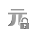 currency,sign,yuan,lock,open icon