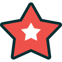 christmas, decoration, star, xmas svg vector icon