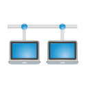 computer, connection, device, internet, network svg vector icon
