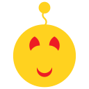 app, cartoon, emotion, excited, gestures, hopeful, shy svg vector icon