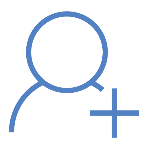 Add Friends svg vector icon