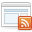 layout, rss, web icon
