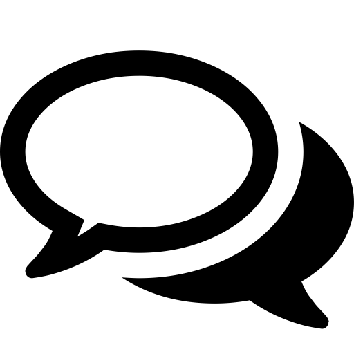 Comments svg vector icon
