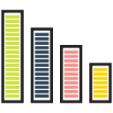 bar, chart, financial, graph, graphic svg vector icon
