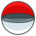 game, go, open, play, pokeball, pokemon svg vector icon