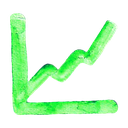 bar, currency, diagram icon