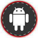 android, media, online, social svg vector icon