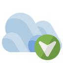 cloud,down icon
