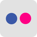 flickr svg vector icon