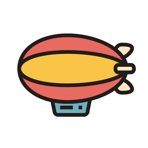 Hot Air Balloon svg vector icon