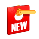new,commerce,ecommerce,shopping icon