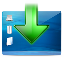 add,desktop,arrow,download,plus,descending,fall,decrease,down,descend icon