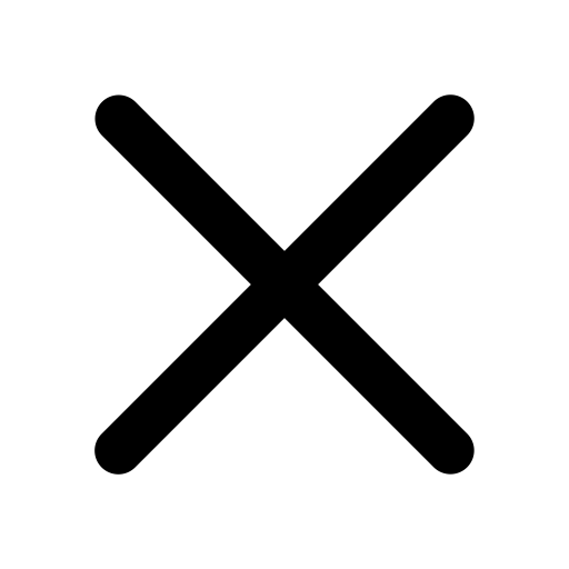 Cross svg vector icon