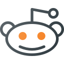 logo, media, reddit, social svg vector icon