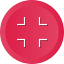 out, reduce, zoom svg vector icon
