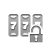 slot,machine,lock,open icon