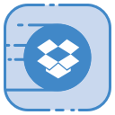 dropbox, google, media, social svg vector icon