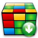 cube,down,descend,download,fall,decrease,descending icon