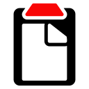 clipboard, files, management, strategy svg vector icon