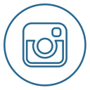 circles, instagram, line, neon, picture, pictures, social svg vector icon