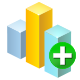 add, bar, chart icon