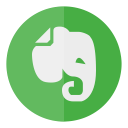 circle, evernote, note svg vector icon
