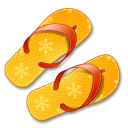 flip, flops, summer icon