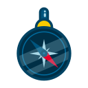 compass, gps, location, signpost svg vector icon