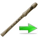 flute,next,instrument,forward,right,yes,arrow,correct,ok icon