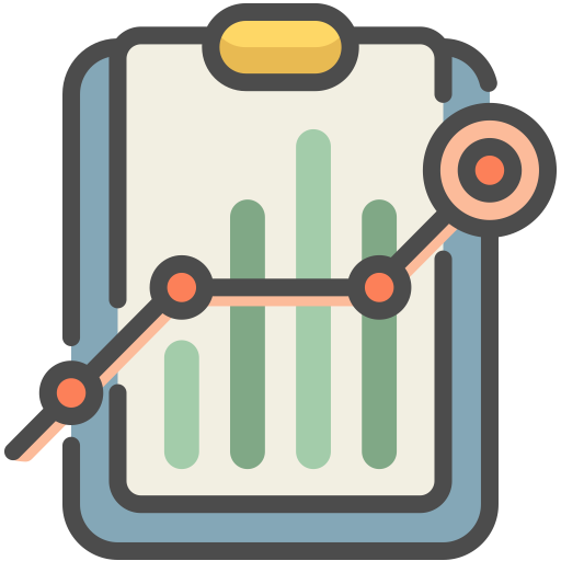 Analytics svg vector icon