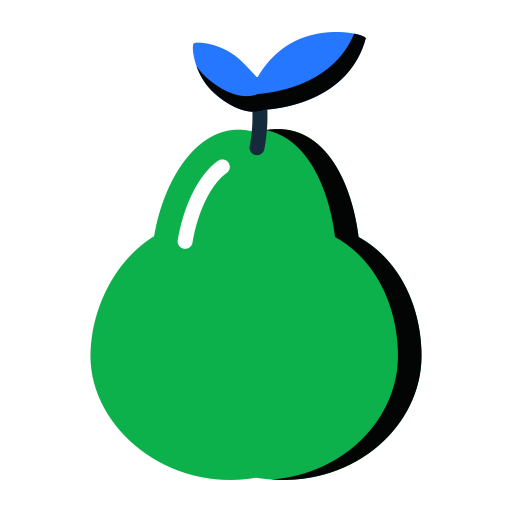 Pear svg vector icon
