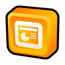 microsoft, office, powerpoint icon