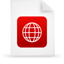 document, file, paper, red icon