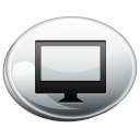 computer,silver icon