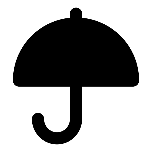 Umbrella Solid svg vector icon
