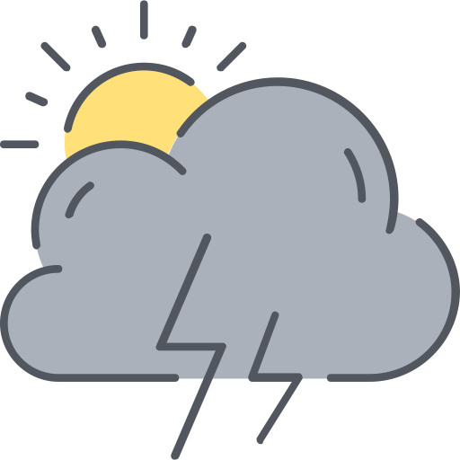 Storm svg vector icon