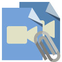 file,type,video,attachment icon