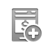 invoice,add icon