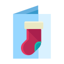card, clothes, clothing, fashion, receive, send, stocking svg vector icon
