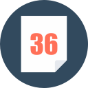 act, act tutor, perfect 36 act, standardized test svg vector icon