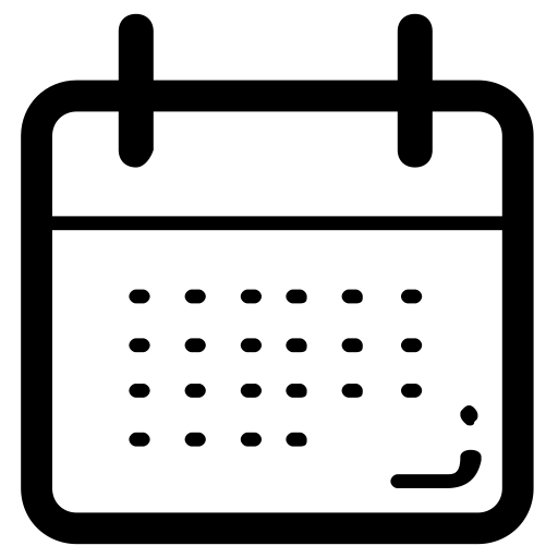 Calendar svg vector icon