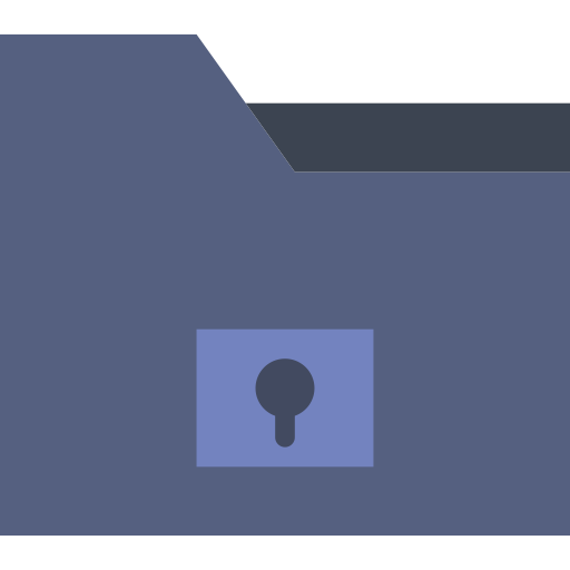 Encrypted Folder svg vector icon
