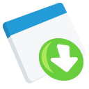 app,download,descending,fall,decrease,down,descend icon